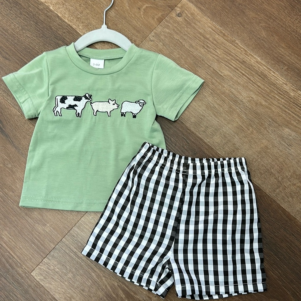 Farm Animal Embroidery Set